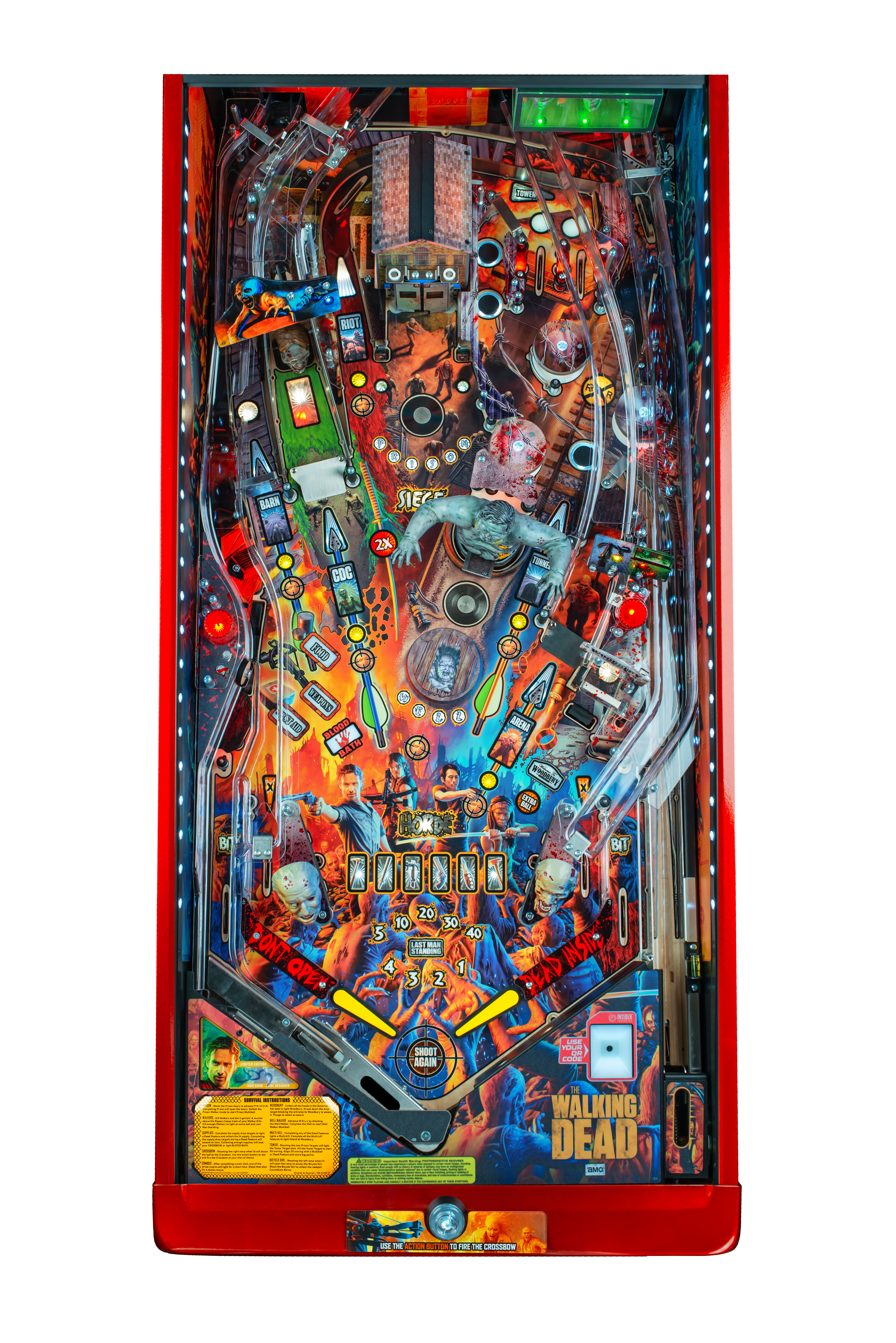 The Walking Dead Remastered playfield