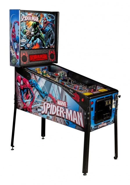 Spider-Man Pinball FLYER Set of 2 Marvel Comics Super Hero Artwork Stern Venom 
